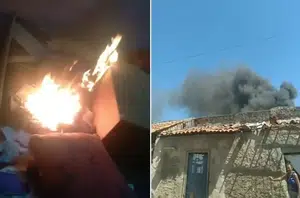 Adolescente de 15 anos ateia fogo na casa da mãe em Picos: “Vai dormir no inferno”(Reprodução)