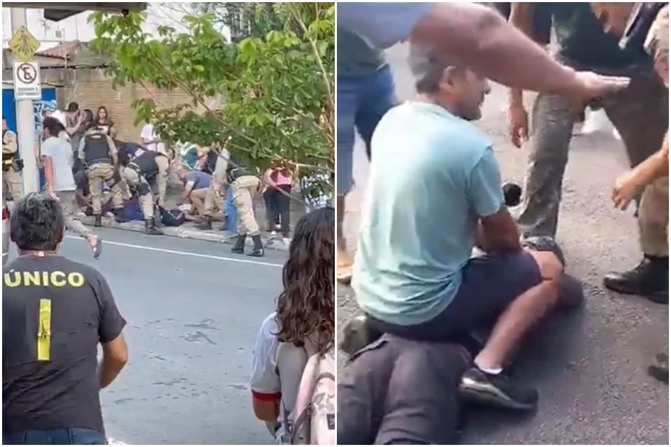 Vídeo: Ex-aluno mata adolescente e fere três em escola de MG