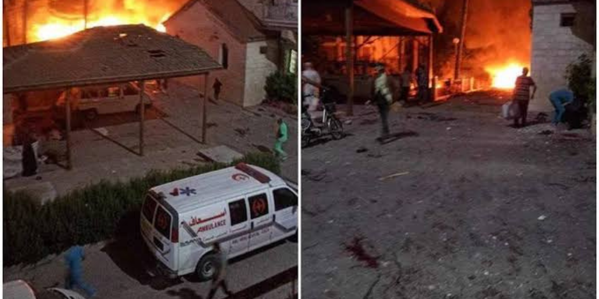 Ataque a hospital em Gaza