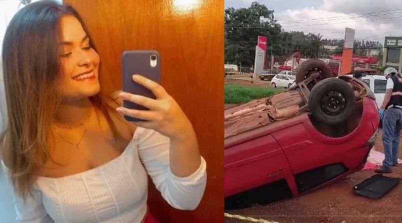 Vídeo: corpo que voou para fora de carro capotado tinha pés e mãos amarrados