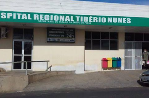 Hospital Regional Tibério Nunes, em Floriano(Reprodução)