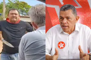 João de Deus repudia atitude do vereador do PT que agrediu blogueiro(Montagem Pensar Piauí)