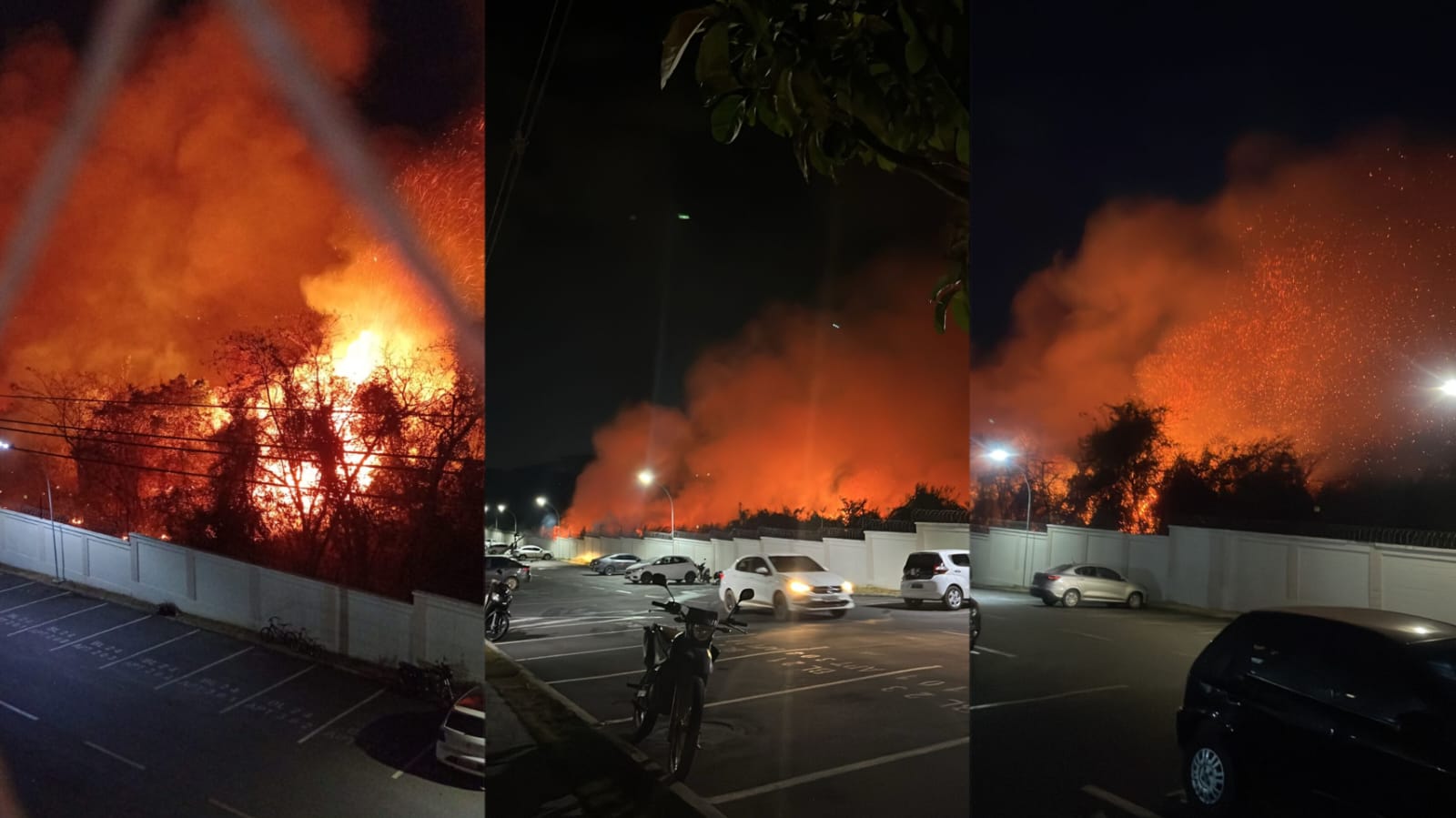 Vídeo: Incêndio ameaça atingir condomínio na Zona Sudeste de Teresina