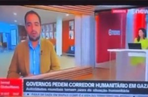 O repórter Leonardo Monteiro, da GloboNews(Reprodução)