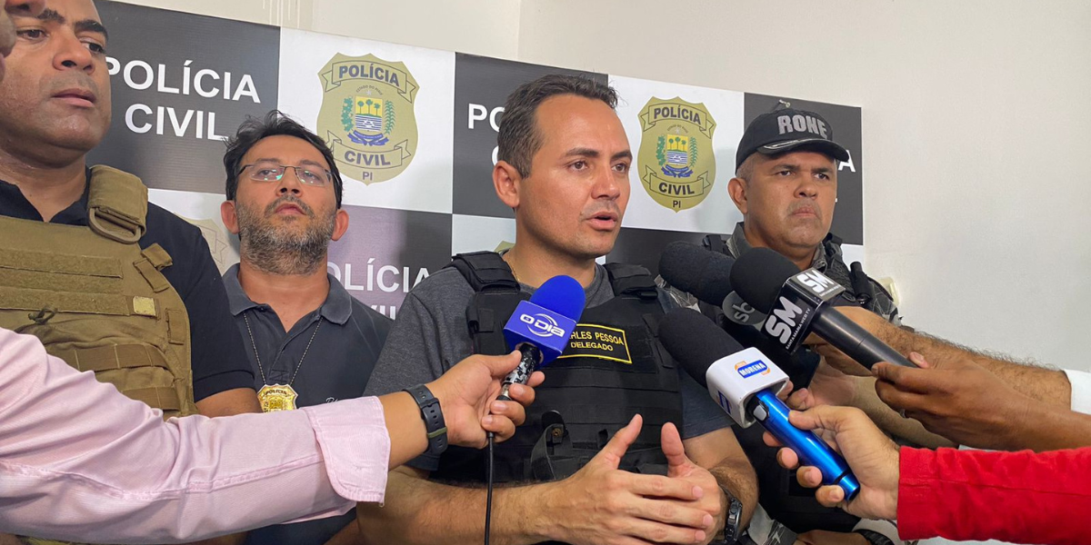 Os delegados Charles Pessoa e Odilo Sena informaram que os dois suspeitos foram presos e confessaram os crimes, inclusive o assalto aos profissionais da TV