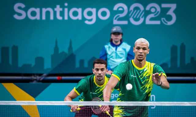 Atleta piauiense garante vaga na final do badminton nos Jogos Pan-Americanos no Chile