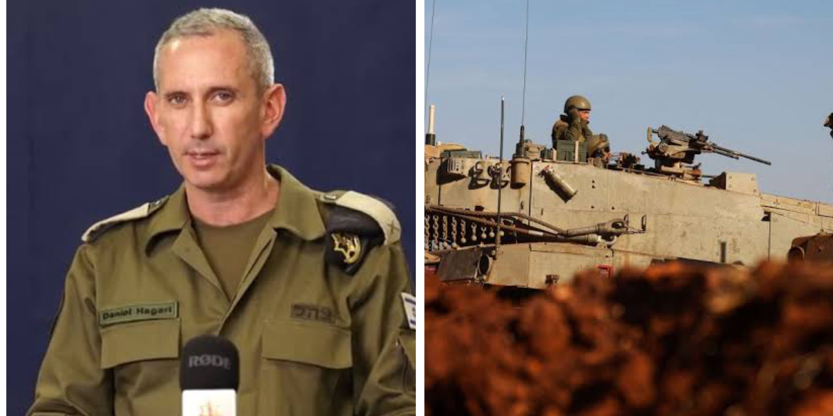Porta-voz das Forças de Defesa de Israel (FDI), contra-almirante Daniel Hagari