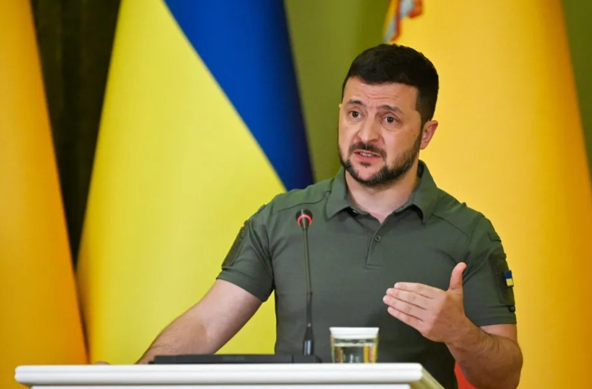 O conflito Israel / Palestina derruba a popularidade de Volodymyr Zelenskyy