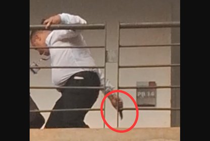 Professor parte para cima de aluno com uma faca em greve na Unicamp
