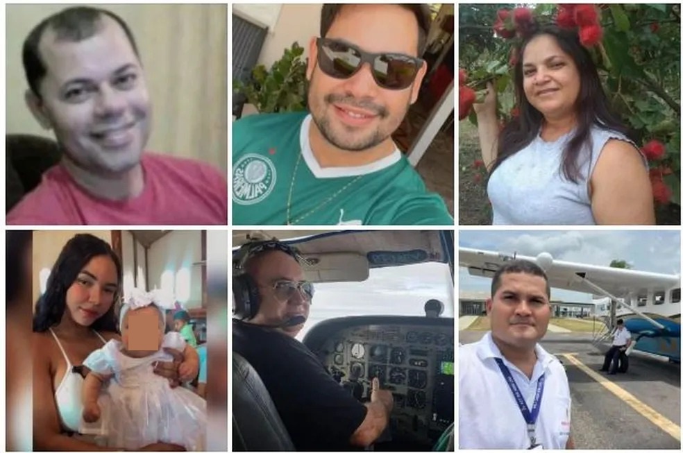 Vítimas do acidente aéreo no Acre