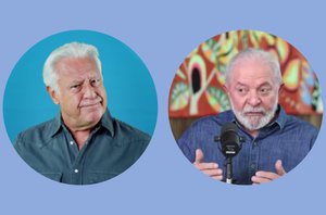 Antônio Fagundes e Lula(Divulgação)