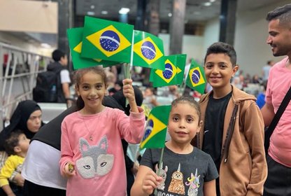 Brasileiros de Gaza chegam hoje ao país natal