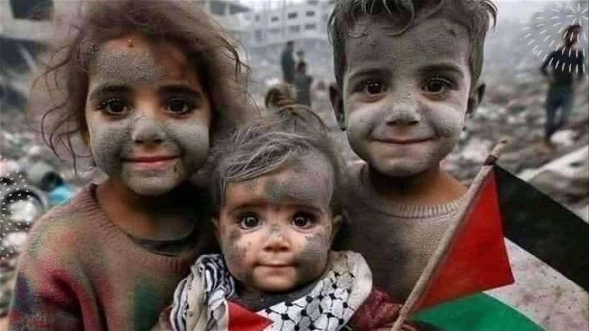 Crianças palestinas