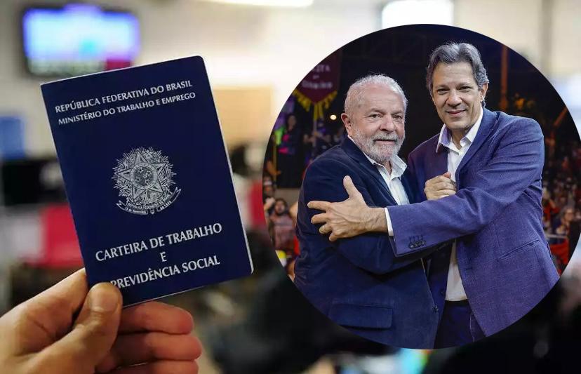 Lula e o o ministro da Fazenda, Fernando Haddad