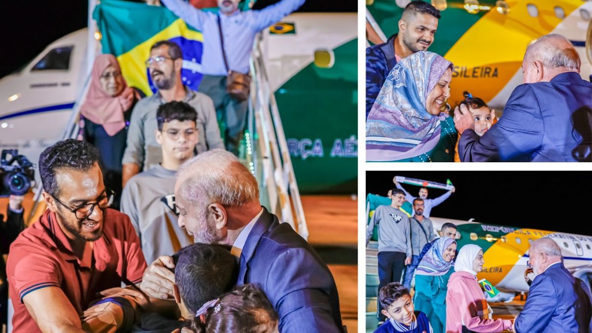 Lula recebe repatriados