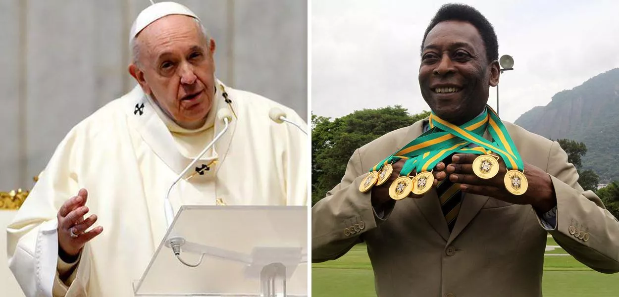 Vídeo: Papa Francisco é perguntado sobre Maradona e Messi e escolhe Pelé