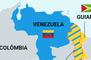 Venezuela e Guiana(Infográficos/Poder360)