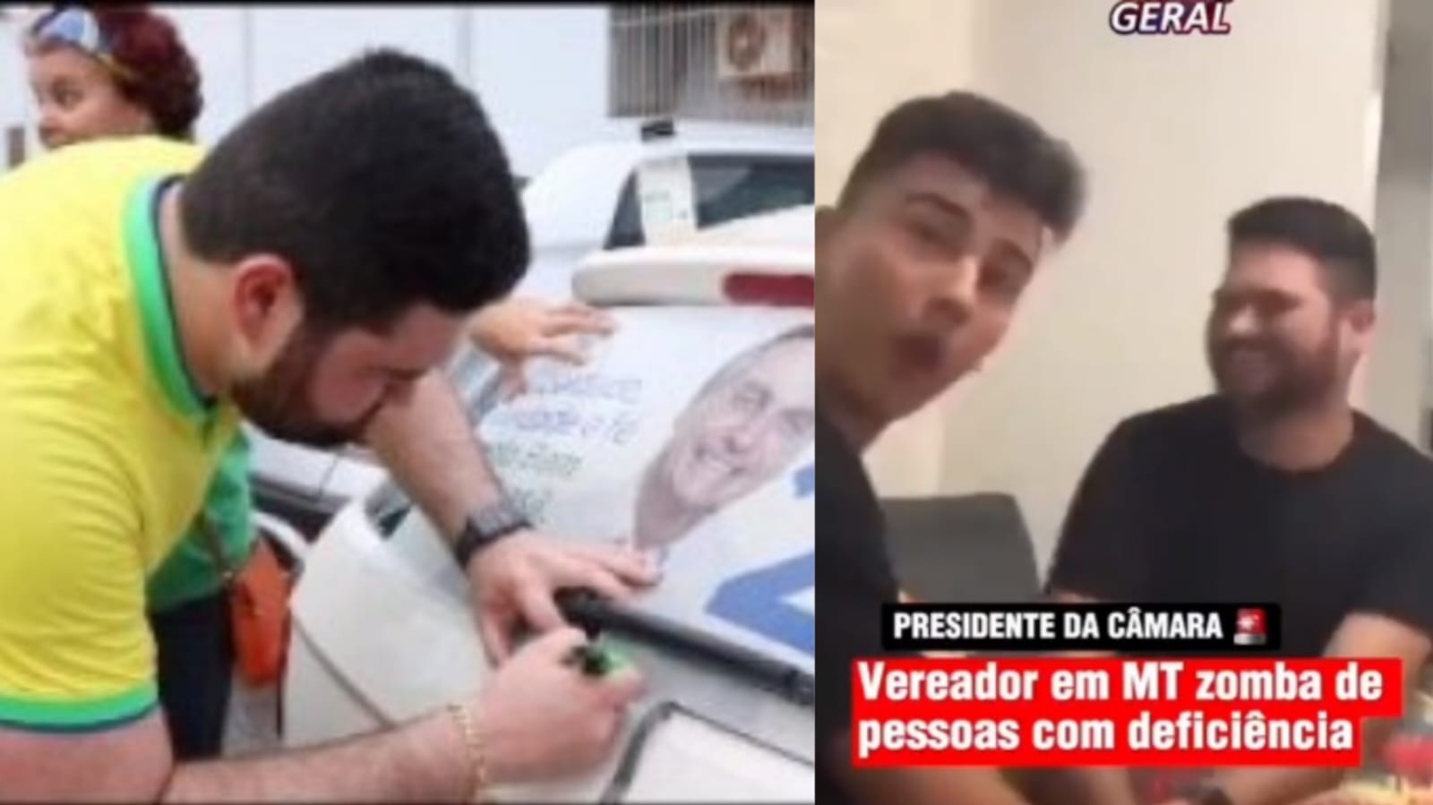 VÍDEO: Vereador bolsonarista zomba de pessoas com deficiência