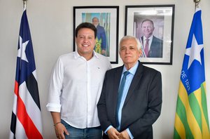 Vice-governador do Piaui, Themístocles Filho e o vice-governador do Maranhão, Felipe Camarão(Reprodução)