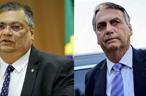 Flávio Dino e Bolsonaro(Reprodução)