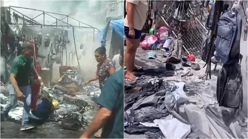 Incêndio de grandes proporções atinge feira e destrói barracas em Picos