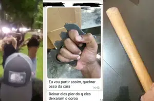 "Justiceiros" caçam menores infratores pelas ruas de Copacabana, no Rio(Reprodução)