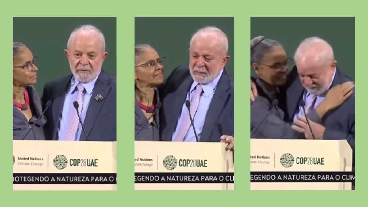 Lula chora (e me faz chorar toda hora) ao ceder lugar a Marina na COP28