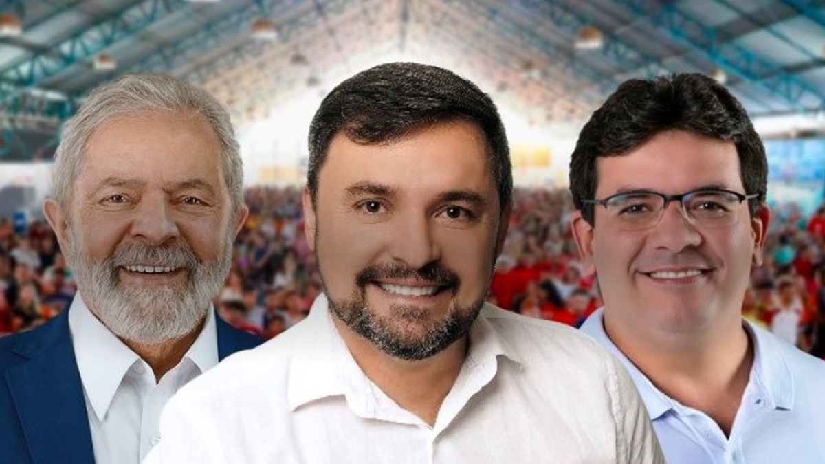 Lula, Fábio Novo e Rafael Fonteles