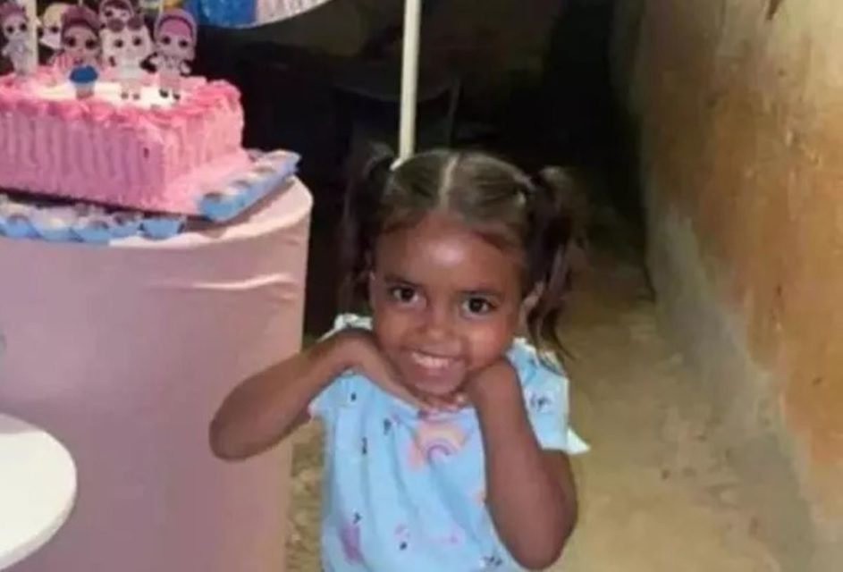 Menina Kemilly Hadassa, de 4 anos, foi morta no Rio de Janeiro