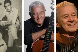 O cantor e compositor Carlos Lyra morreu, aos 90 anos(Montagem Pensar Piauí)
