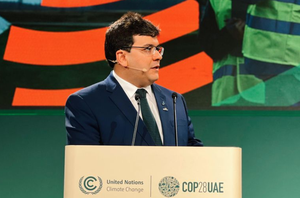 Rafael Fonteles na COP 28 em Dubai(Reprodução/ccom)
