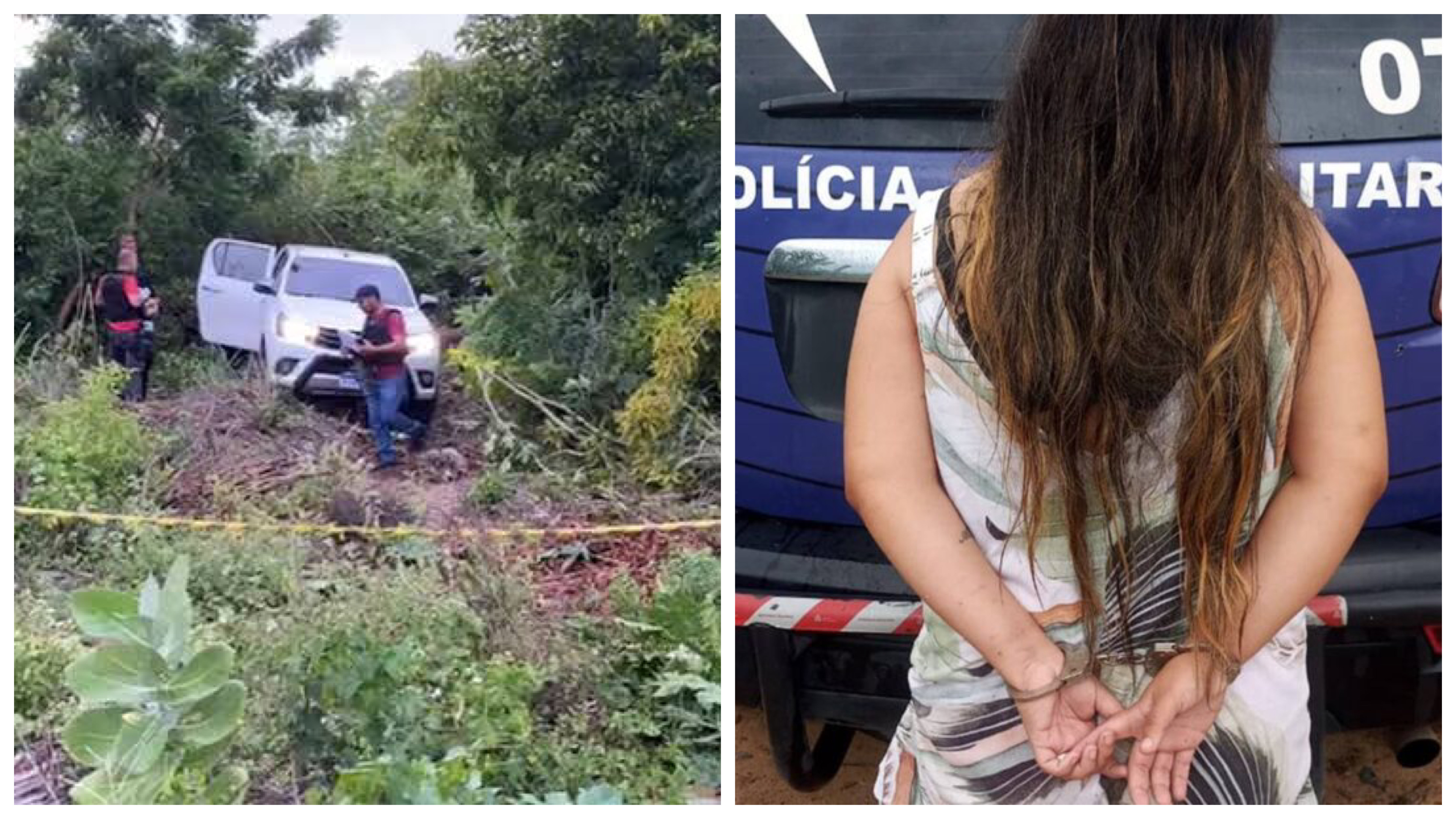 Mulher é presa acusada de executar dois homens em Parnaíba