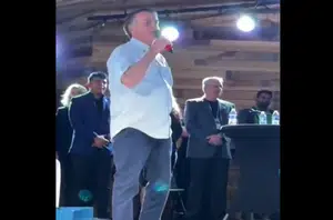 Bolsonaro durante evento em Orlando(Reprodução)