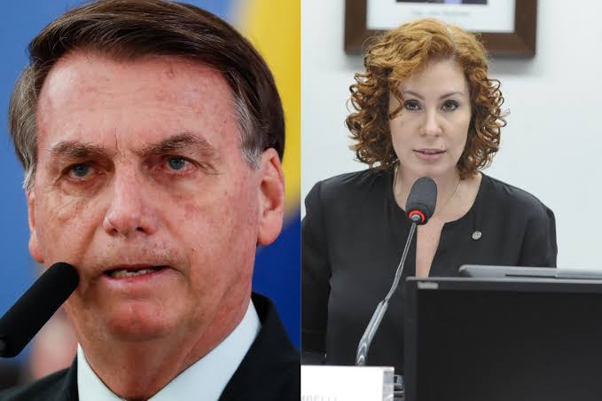 Bolsonaro e Carla Zambelli