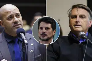 Daniel Silveira, Marcos do Val e Jair Bolsonaro(Reprodução/ 247)