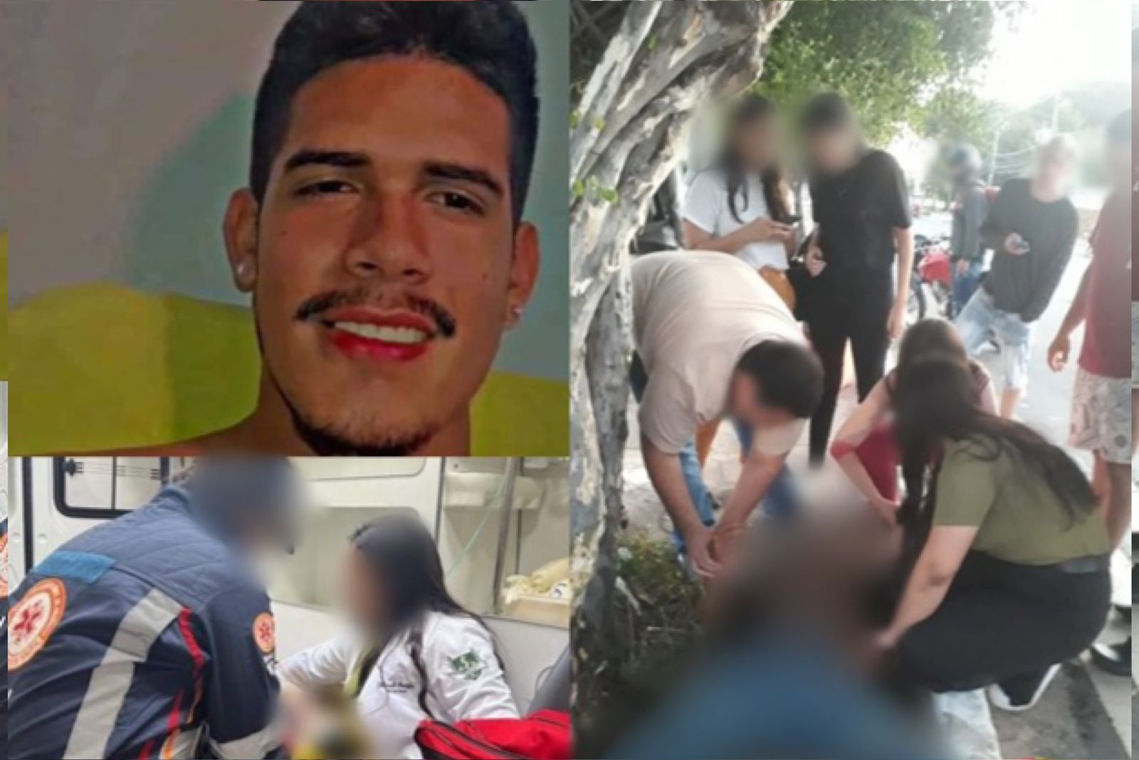 Jovem morre após ser arremessado contra árvore em colisão na Avenida Kennedy