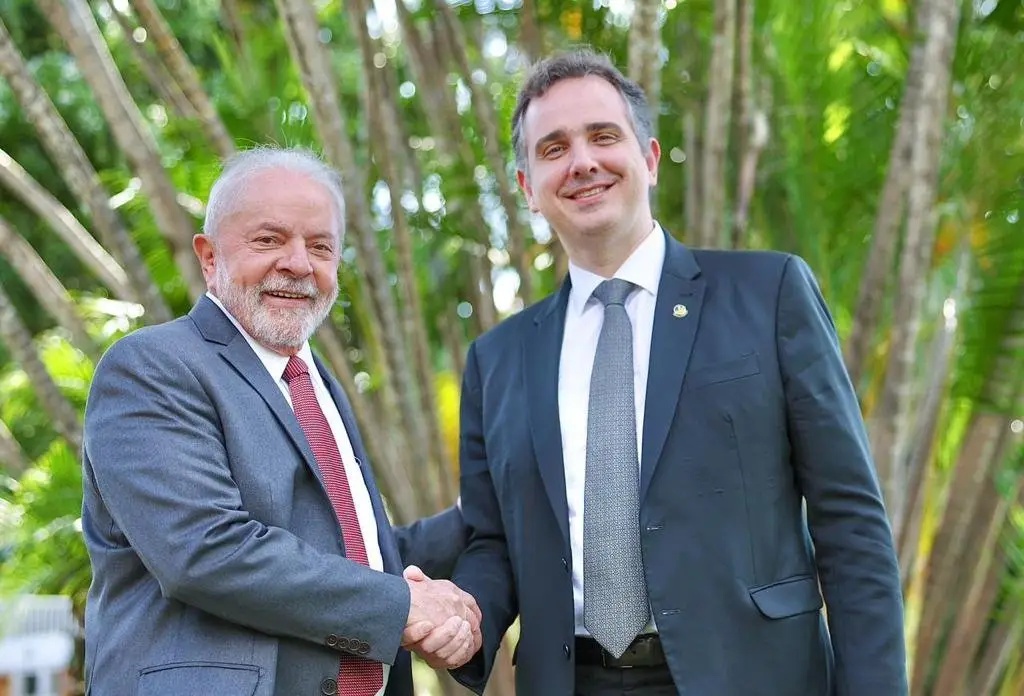 Lula e Rodrigo Pacheco