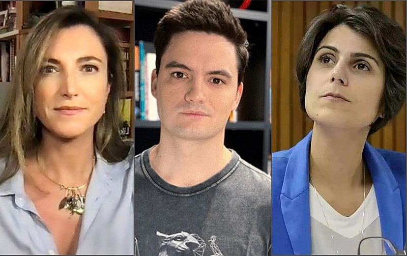 Patrícia Campos Mello, Felipe Neto e Manuela D'Ávila estão no grupo formado para discutir medidas contra o discurso de ódio, que cresceu no país nos últimos anos