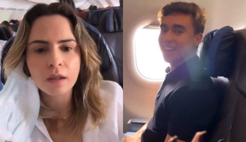 Vídeo: “Você tem que ser preso”: ex-BBB Ana Paula discute com Nikolas Ferreira em avião