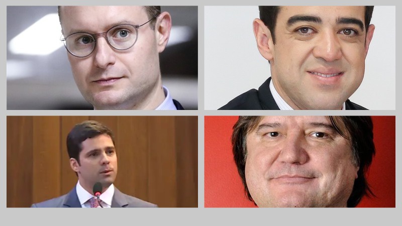 Cristiano Zanin, Bruno Dantas.  Manoel Carlos e Pedro Serrano