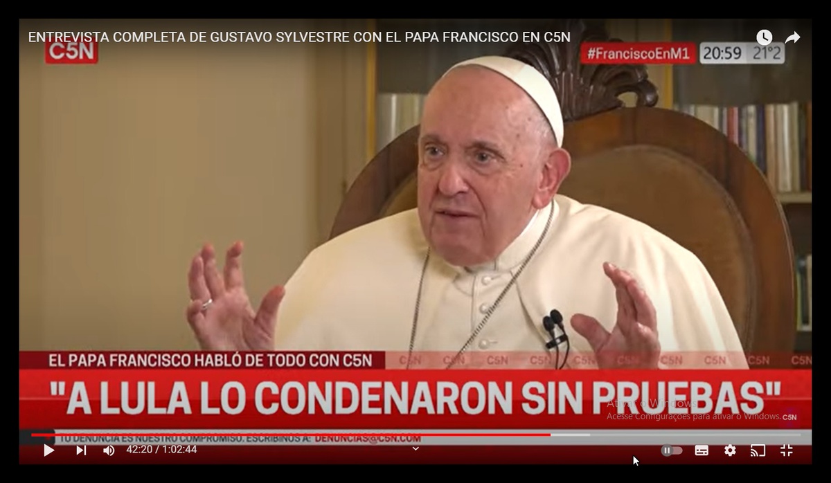 Entrevista do Papa