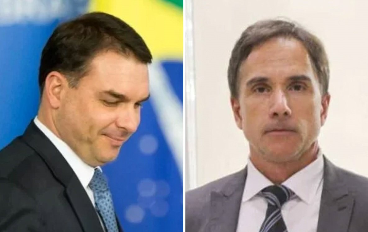 Flávio Bolsonaro e Eduardo Fernando Appio