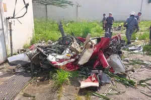 Helicóptero caiu e deixou 4 mortos(Reprodução/cnn)