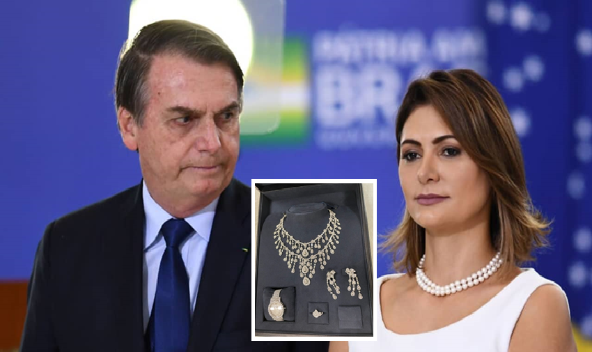 Escândalo da propina em joias força Michelle Bolsonaro a submergir e PL adia viagens