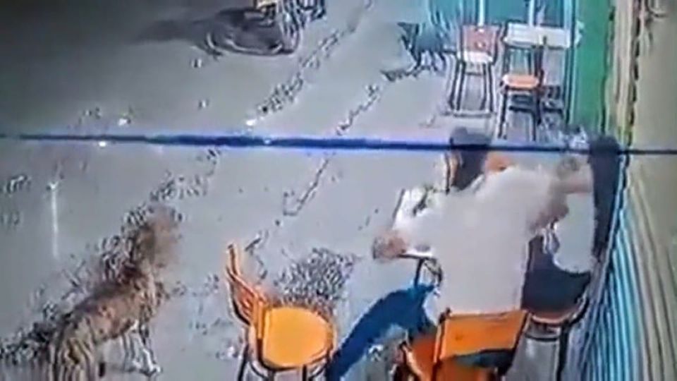 Vídeo: Mulher dá uma surra em homem após agressão em bar