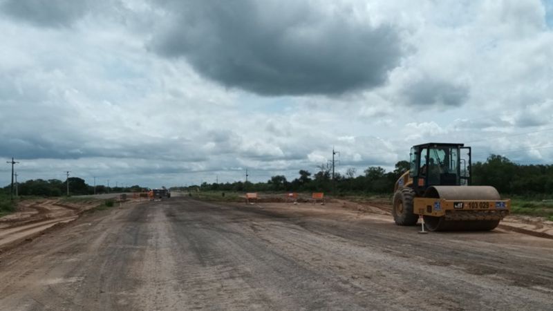 As obras do corredor bioceânico avançam no Paraguai