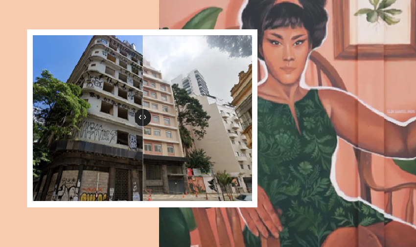 No passado ela foi barrada no prédio, agora ele é o Residencial Elza Soares