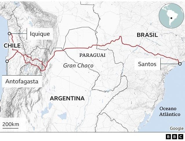 A megaestrada que ligará Brasil e Chile cruzando 'inferno verde' no Paraguai