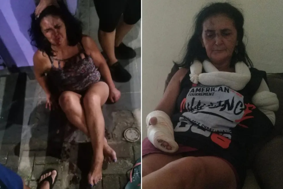 Mulher é brutalmente agredida por entrar em ônibus com lata de cerveja