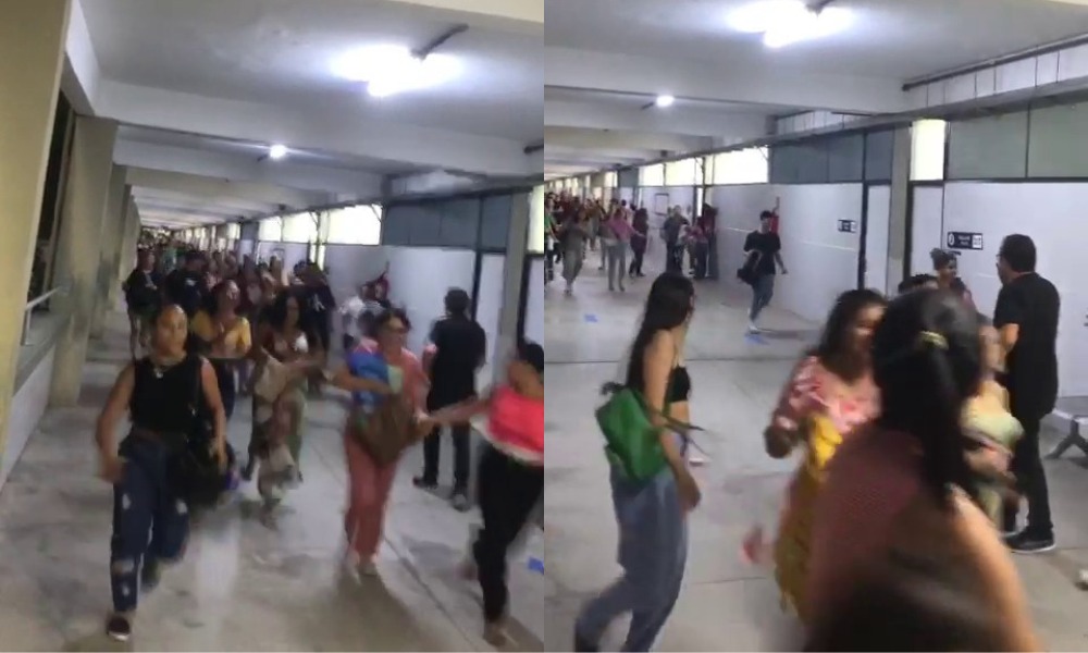 Vídeo: Tentativa de assalto provoca correria dentro de Universidade em Manaus